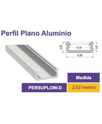 PROFILÉ EN ALUMINIUM 2m 16x6.3mm PERSUPLOW-D SURFACE