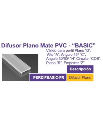 DIFUSOR 2m. PLÀNOL MATE PVC "BASIC"