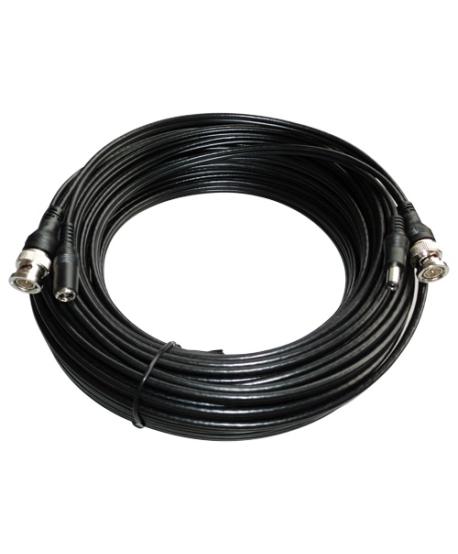 CABLE RG-174 + DC BNC BAIXA PERDUDA 40m