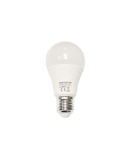 LÂMPADA LED E27 10W DIA 6500K SENSOR NOITE / MOV.