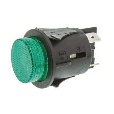 INTERRUPTOR DE LUZ LIGA-DESLIGA 220V Ø25mm VERDE