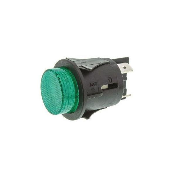 INTERRUPTOR DE LUZ LIGA-DESLIGA 220V Ø25mm VERDE