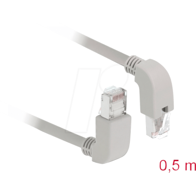 CONNEXION ACQUÉE FTP CAT.6 RJ45 90º 0.5m