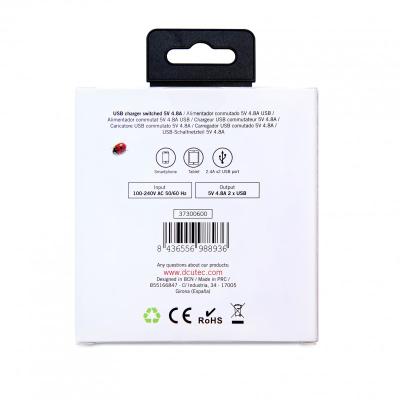 CHARGEUR 2 x USB 5V (2,4 A + 2,4 A) DCU 37300600