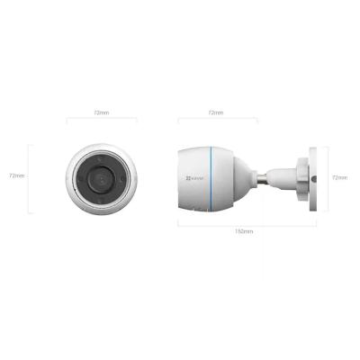 CAMÉRA CMOS WiFi 1/2.7" 4mm 82° 1080p IP67 H3C