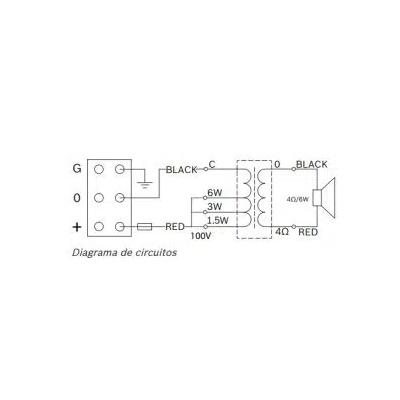 ALTAVEU SUPERFÍCIE CAIXA METALL 6W 100V LB8-UM06E