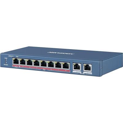 COMMUTATEUR FAST ETHERNET POE 8+2 PORTS DS-3E0310HP-E