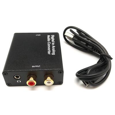 CONVERTISSEUR AUDIO NUMÉRIQUE VERS ANALOGIQUE RCA+3,5 MM