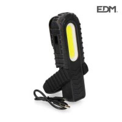 LAMPE DE POCHE LED CHAUVE-SOURIS. 2 PUISSANCES 90/300lm AIMANT + CROCHET