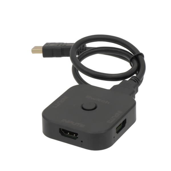 SÉLECTEUR HDMI 3x1 4K@60Hz HDCP2.2