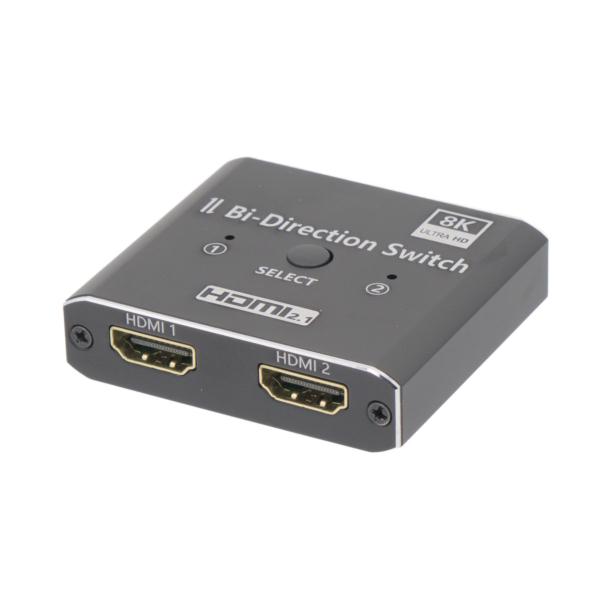 SWITCH/SPLITTER (Bidireccional) 1x2 / 2x1 8K@60Hz