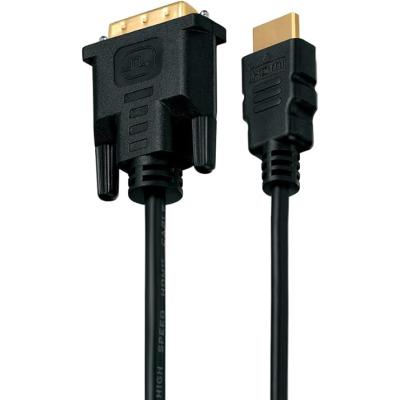 CONNEXION HDMI 19P MÂLE - DVI-D 18+1P MÂLE 1m