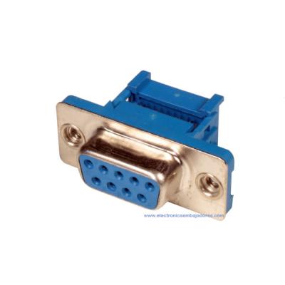 CONNECTOR SUB-D DE9F PER A CABLE PLA