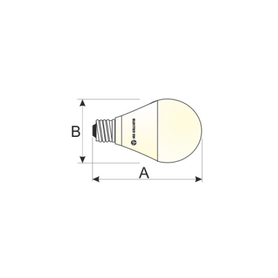 LÂMPADA LED REGULÁVEL G45 E27 7W DIA 6500K 650Lm