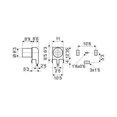 RCA FÊMEA C.I. CONECTOR AMARELO