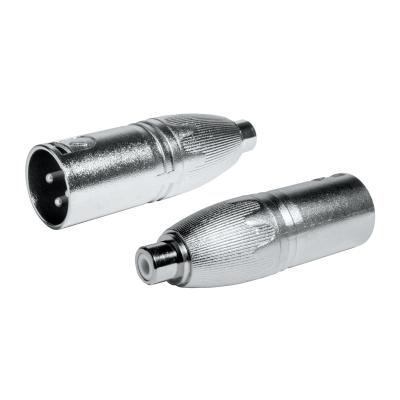 ADAPTADOR XLR MACHO DE 3 PINOS PARA RCA FÊMEA