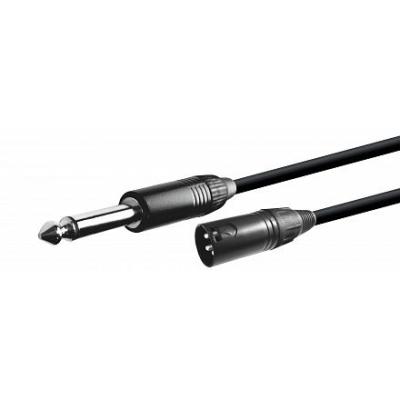 CONEXION JACK 6,3 MACHO MONO - XLR 3P MACHO 5m