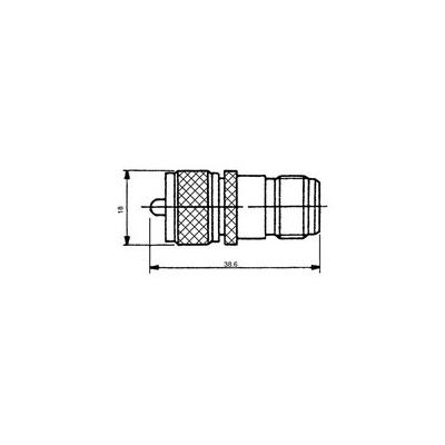 ADAPTADOR N FEMELLA - PL (UHF) MASCLE