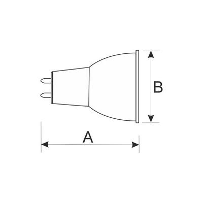 BOMBILLA LED MR16 12V 7W DIA 6500K 600Lm 120º