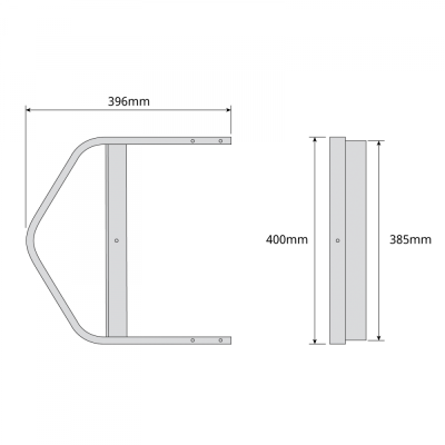 MASTRO TUBULAR REFORÇADO PARA LAREIRA