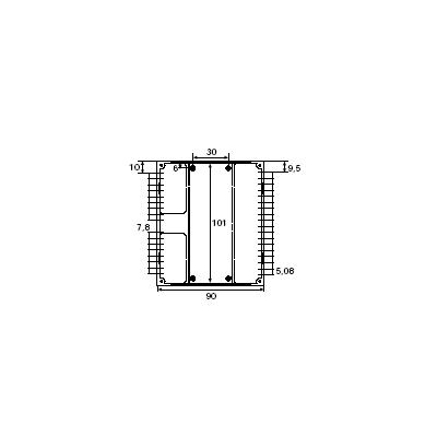 CAIXA MODULAR CARRIL DIN 35 CONNEXIONS CA904