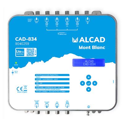 CENTRAL PROGRAMABLE TV-SAT LTE700 2x117dBµ CAD-834