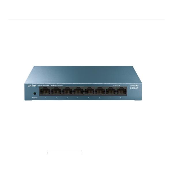 SWITCH 8 PUERTOS RJ45 GIGABIT LS108G