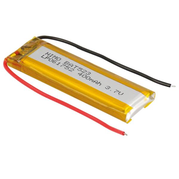 BATTERIE LI-PO 3.7V 400mA 14.0x52.0x6.0mm