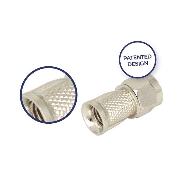 CONECTOR "F" ROSCA 6mm C/TORICA CFR 6EK-B