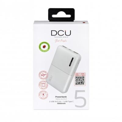 BATERIA EXTERNA POWER BANK 5000mAh BLANCA