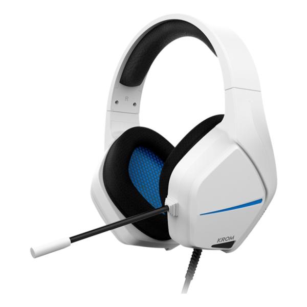 GONG KROM KOPA MOVE STEREO BLANC BLEU CASQUE