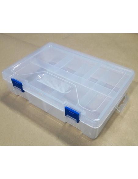 CAJA PLASTICO TRANSPARENTE 23,5x16,5x6cm