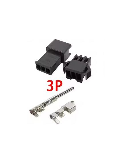 JST SM 2.54 3 CONJUNTO DE CONECTORES DE 3 PINOS