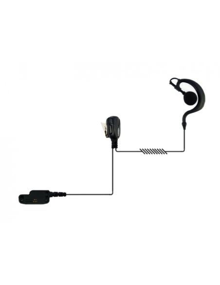 MICROAURICULAR JETFON YAESU JR-1711 (Y3) VX-800