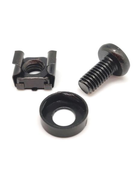 JUEGO TUERCA/TORNILLO PARA RACK M6x12